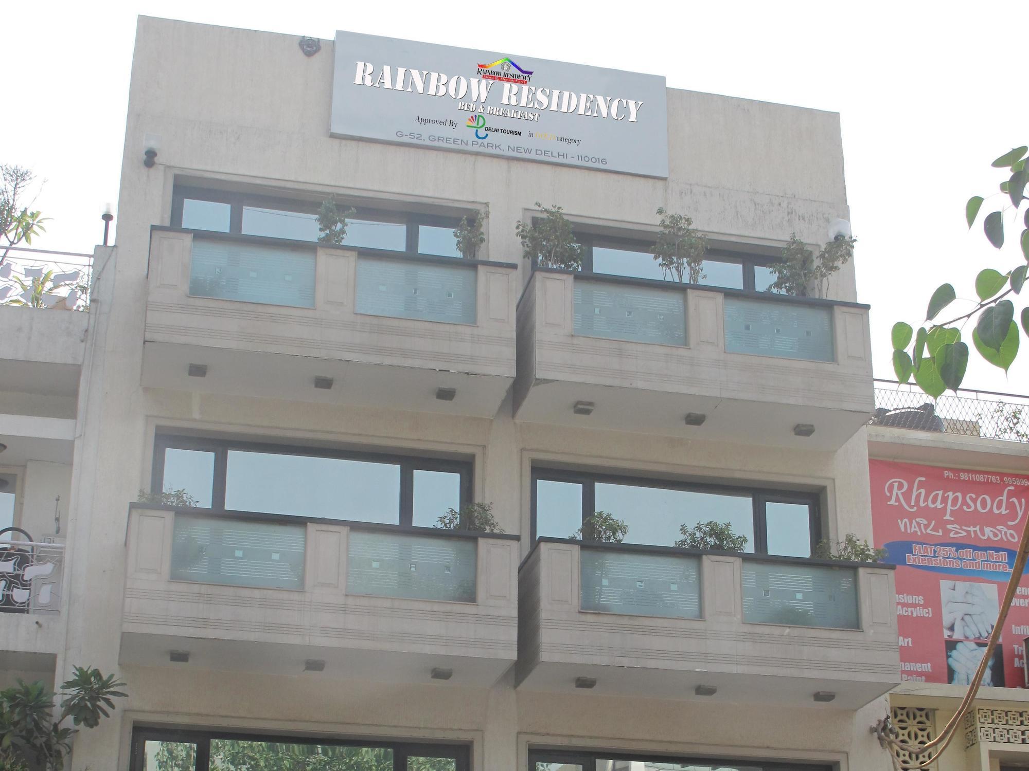 Rainbow Residency Bed & Breakfast New Delhi Exterior photo